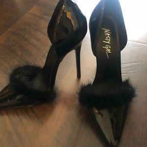 Nasty Gal Fur Heels